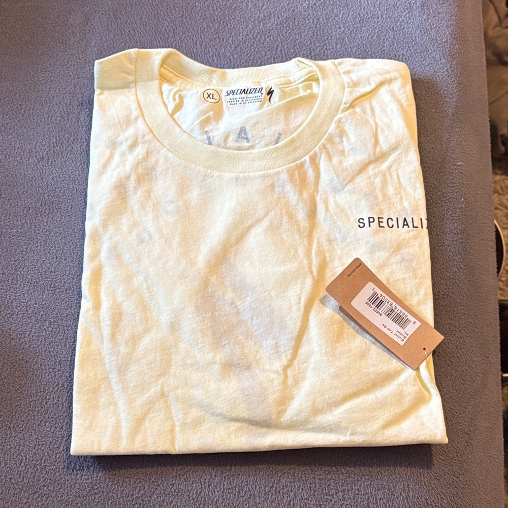 Specialized Light Yellow Men's T-Shirt